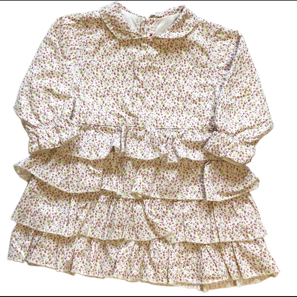 Catimini Floral Ruffle Dress 12m